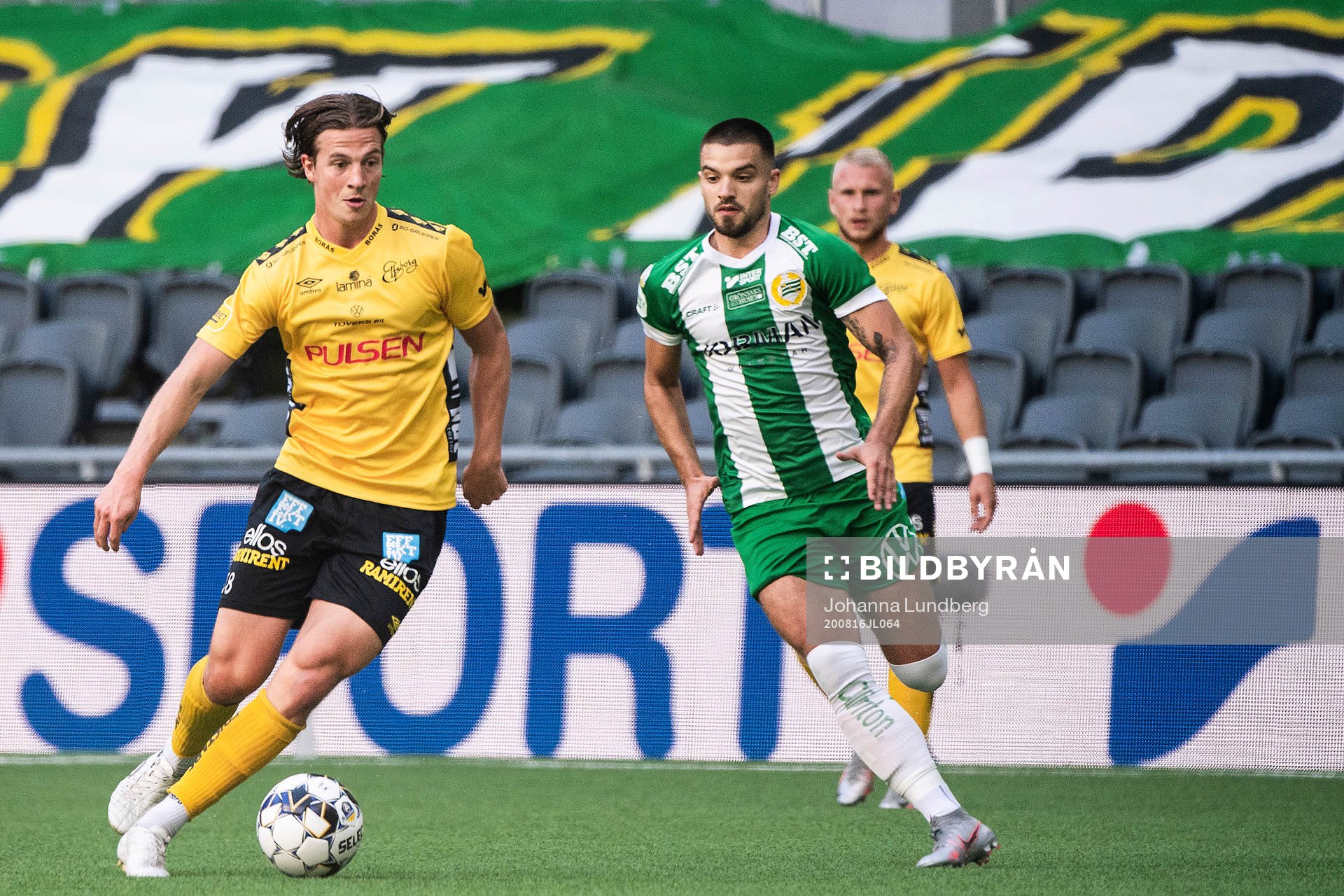 Elfsborgs Simon Olsson och Hammarbys Vladimir Rodic