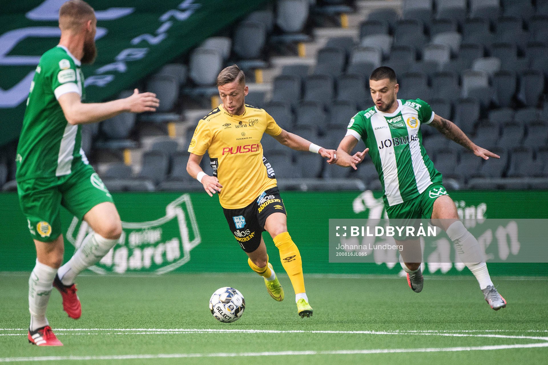 Elfsborgs Jesper Karlsson och Hammarbys Vladimir Rodic