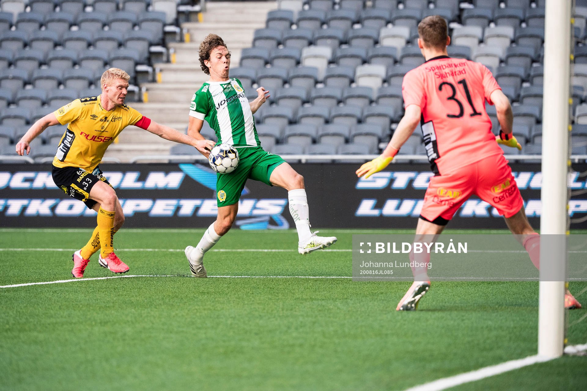 Hammarbys Kalle Björklund och Elfsborgs Sivert Heltne