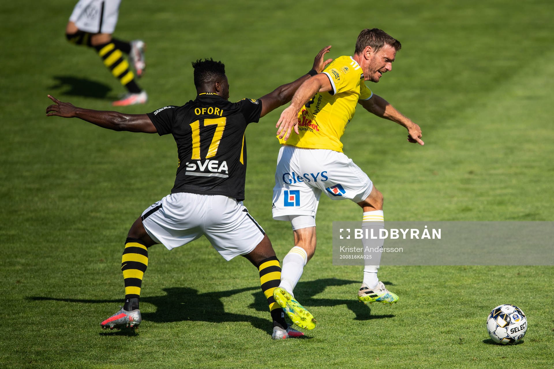 s Ebenezer Ofori och Falkenbergs Karl Söderström
