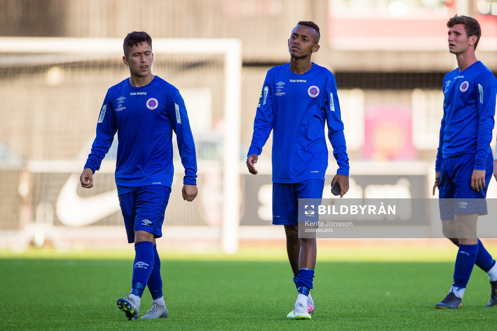 Karlslunds Sebastian Loyola Nydén och Salim Ali Mohammed