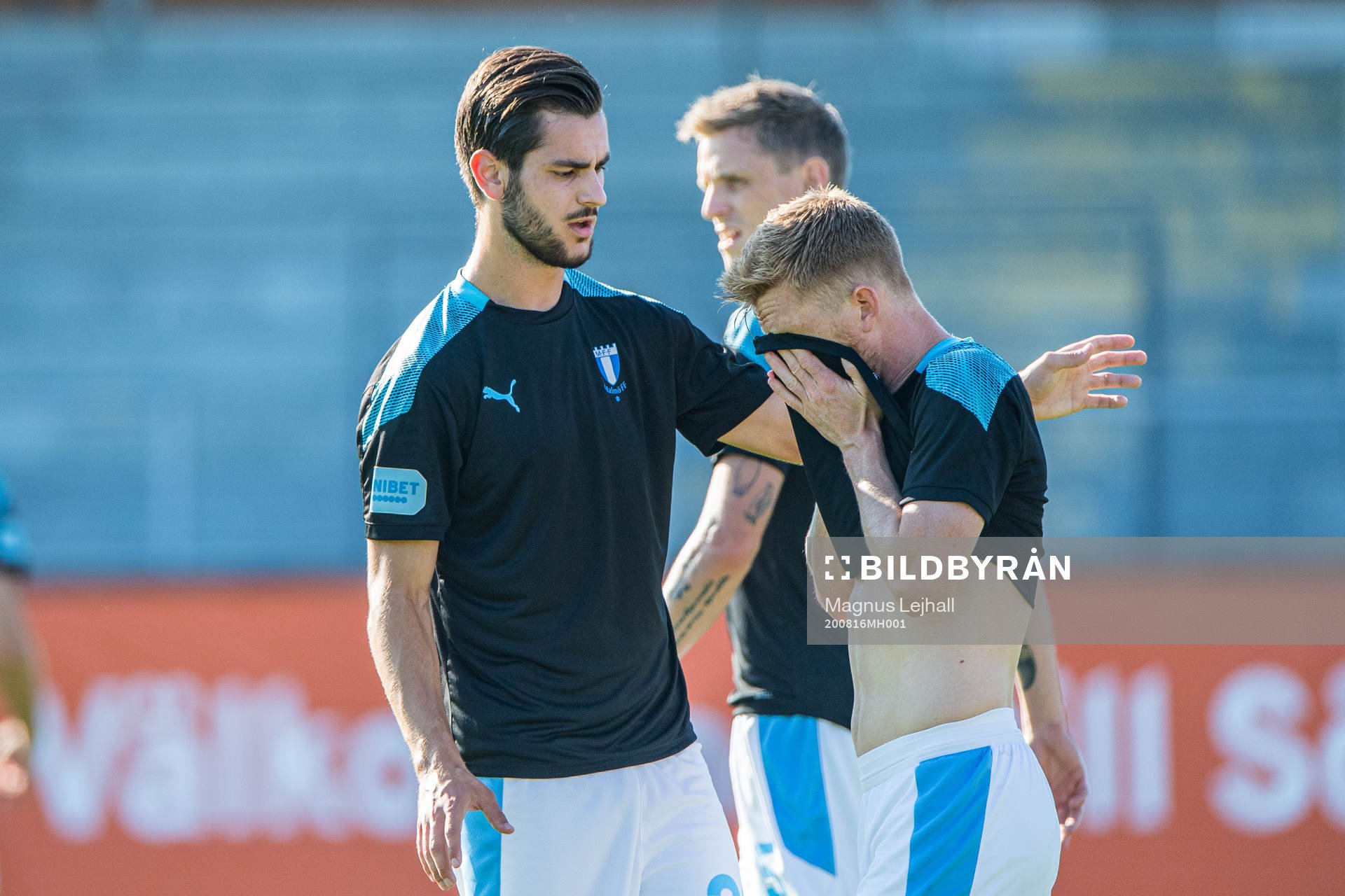 Malmö FFs Adi Nalic och Anders Bleg Christiansen
