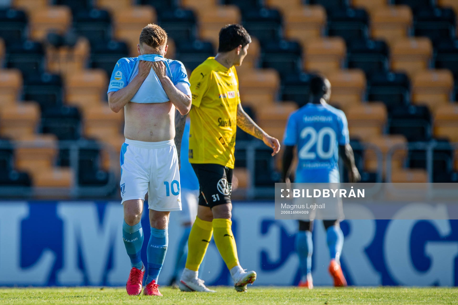 Malmö FFs Anders Bleg Christiansen deppar