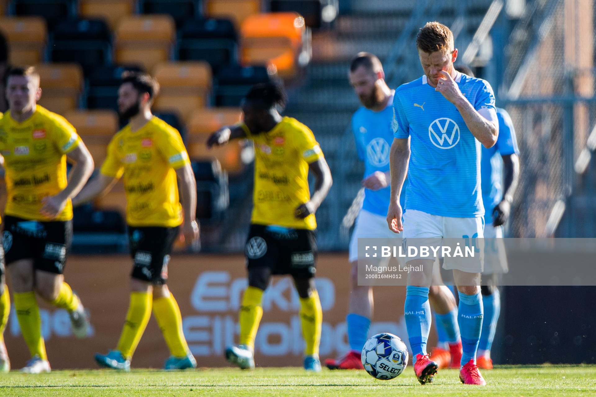 Malmö FFs Anders Bleg Christiansen deppar