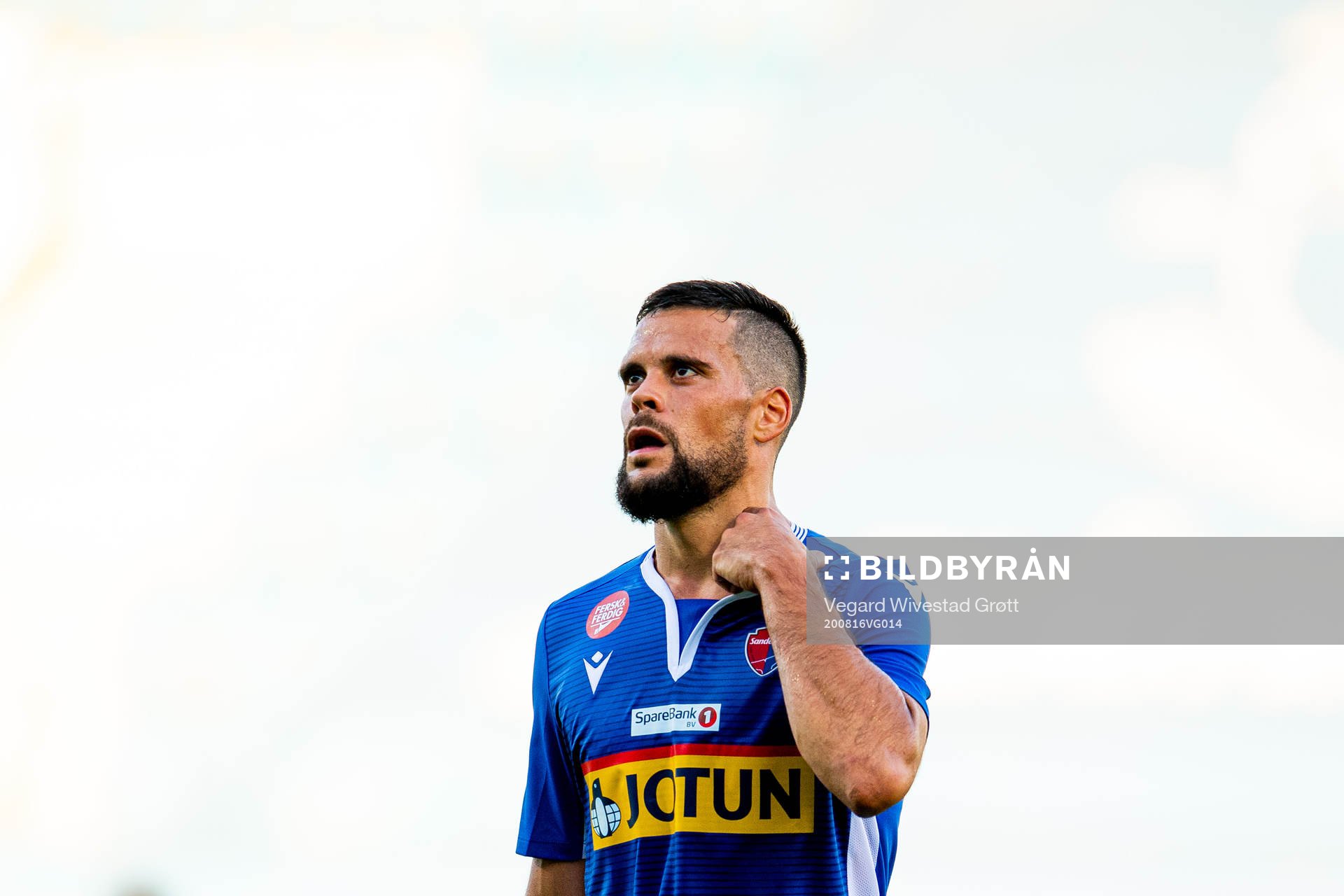 Marcos Vales Gonzalez of Sandefjord looks dejected