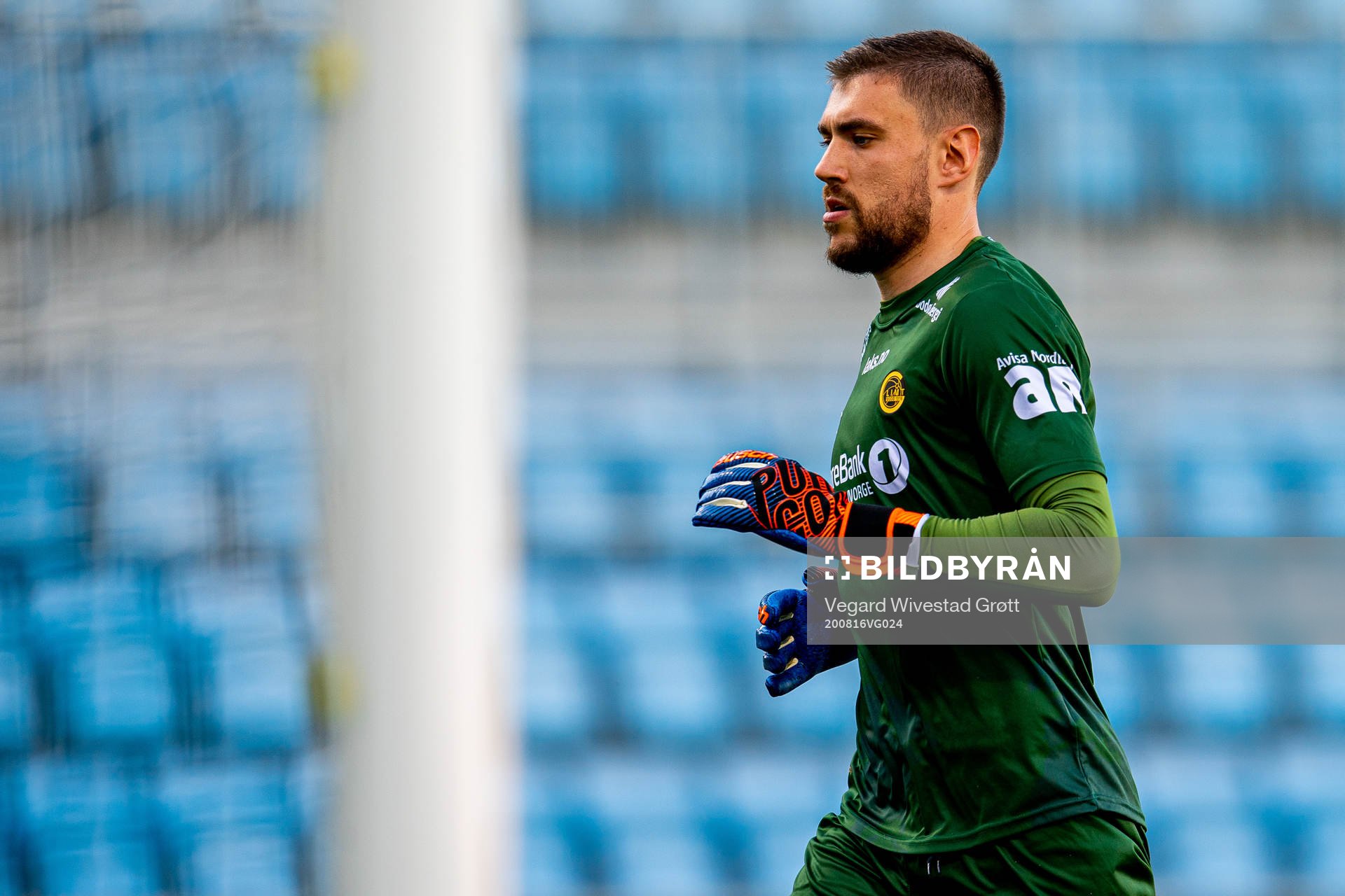Goalkeeper Nikita Haikin of Bodø/Glimt