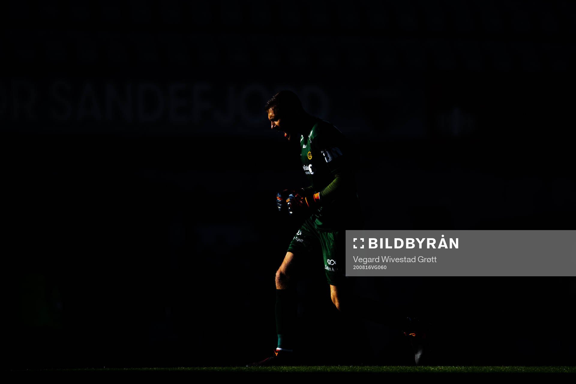 Goalkeeper Nikita Haikin of Bodø/Glimt reacts