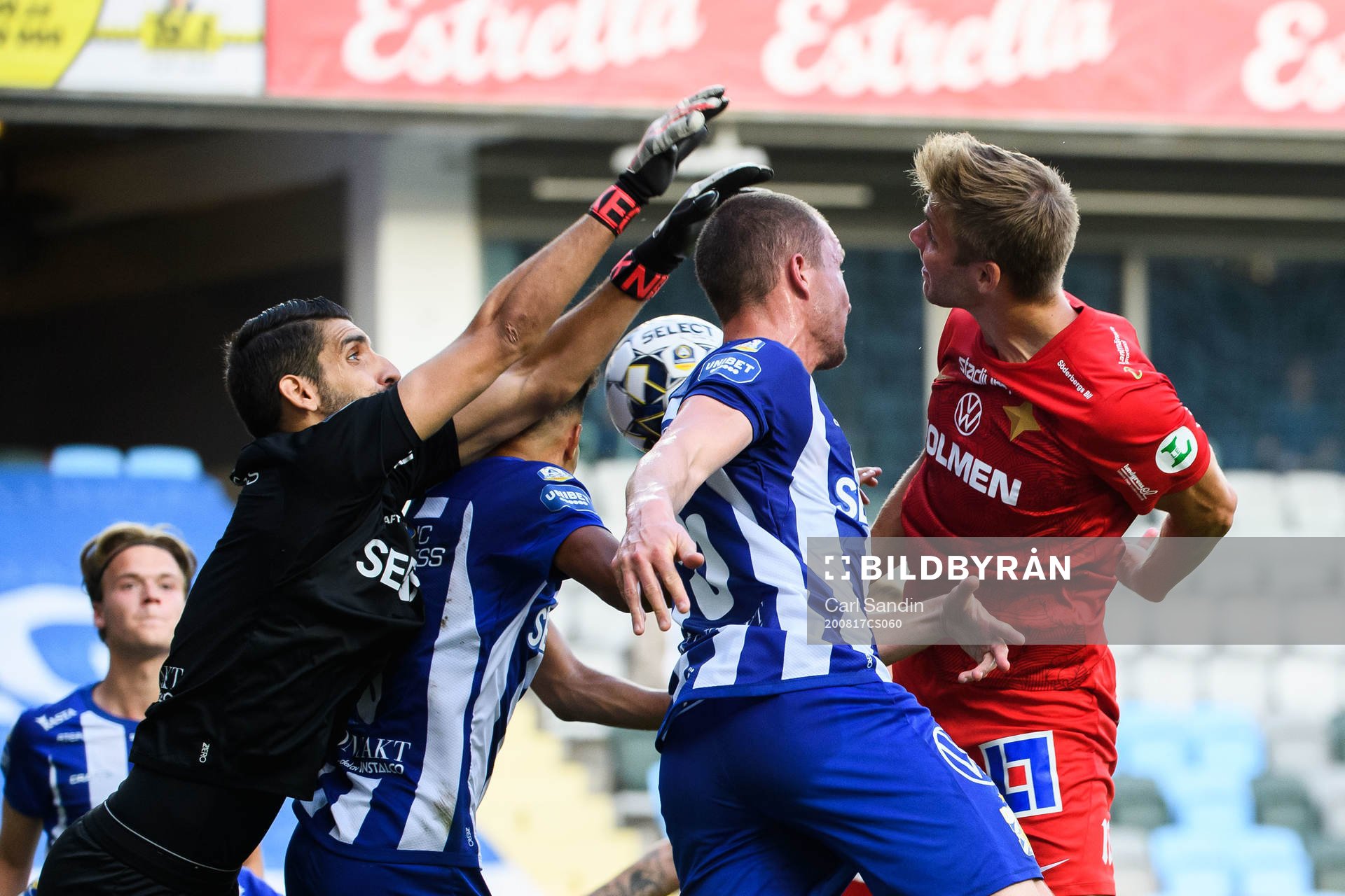 IFK Göteborgs målvakt Ioannis Anestis och Jakob Johansson