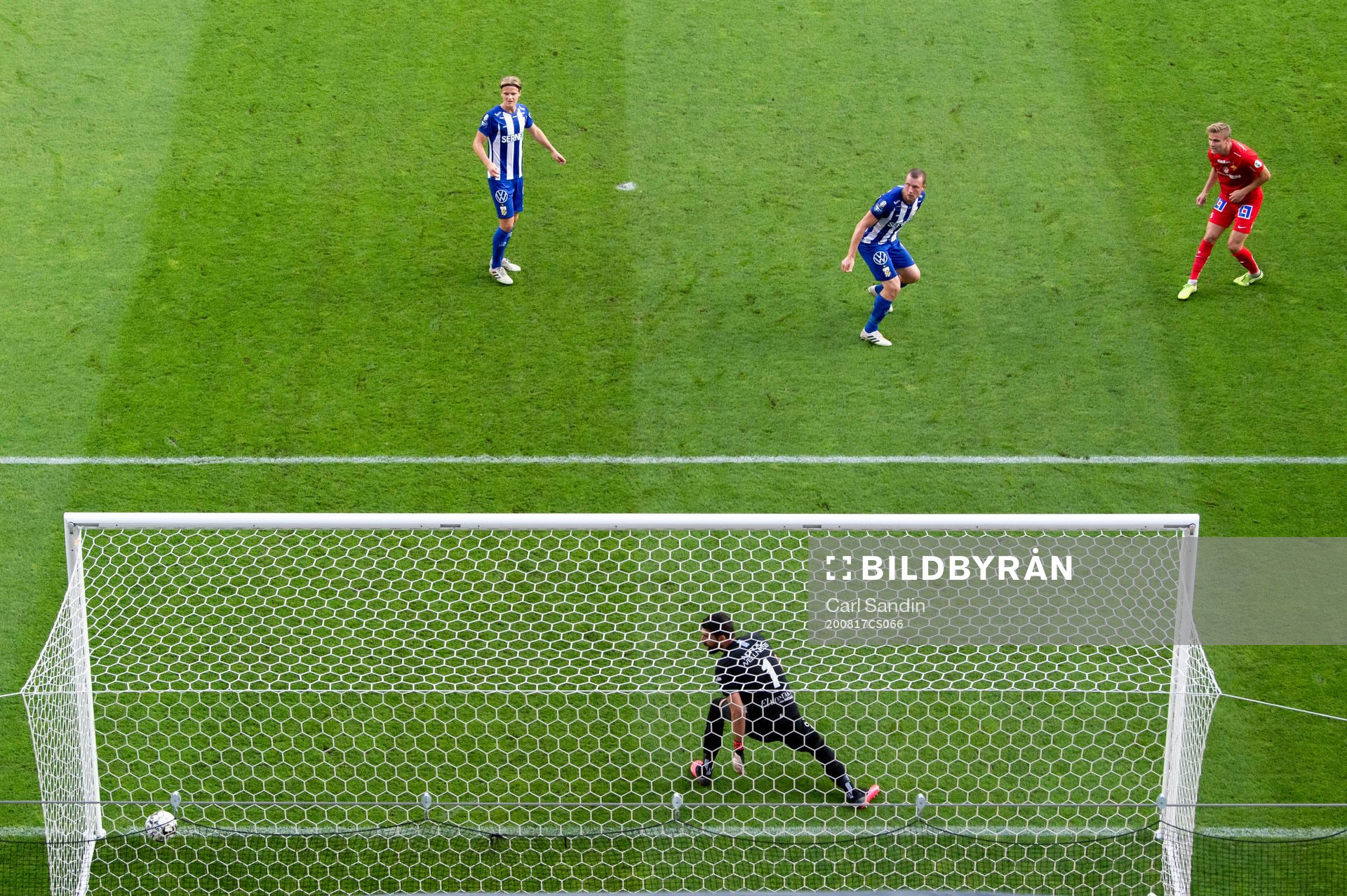 IFK Norrköpings Christoffer Nyman gör 0-2 bakom IFK