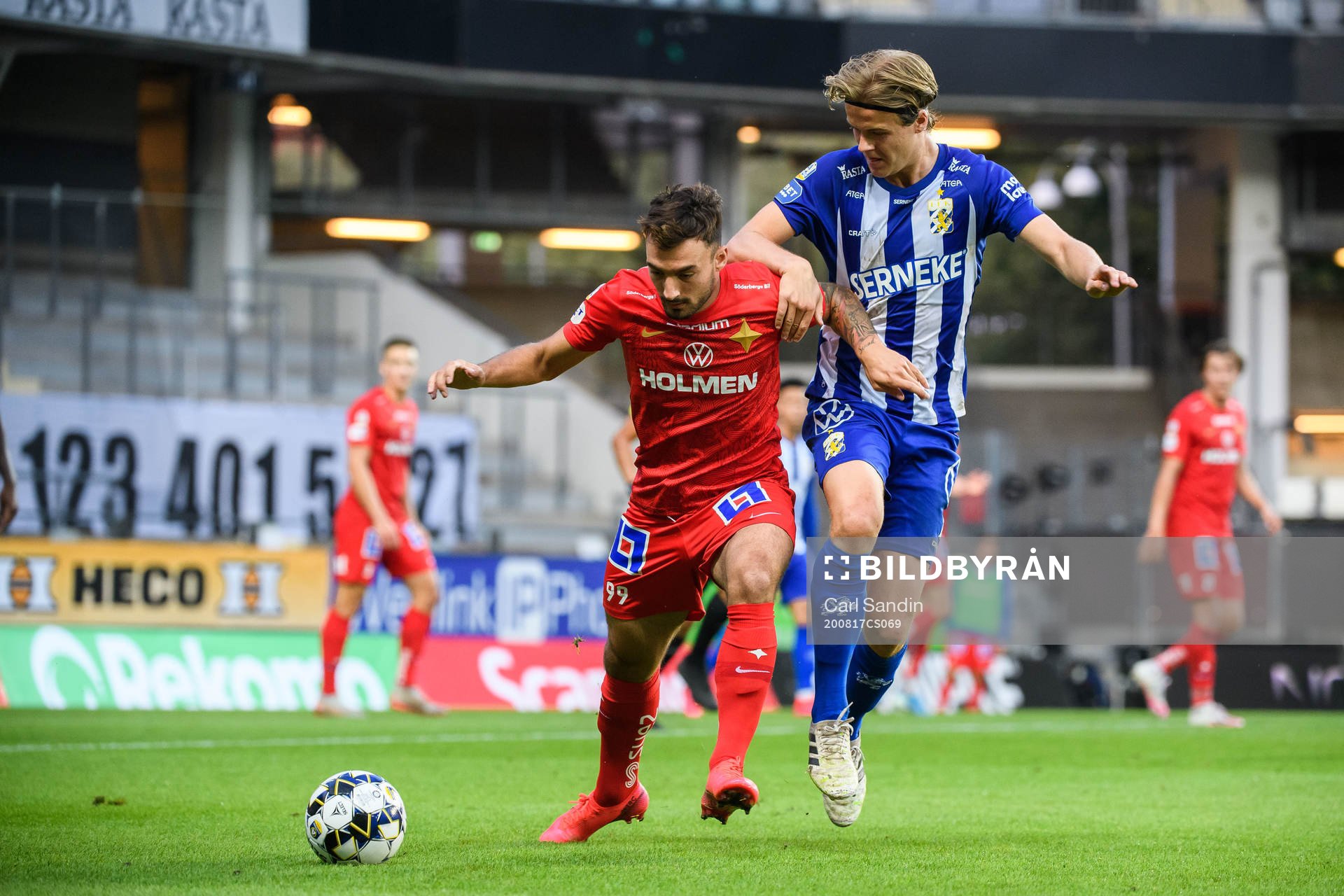 IFK Norrköpings Sead Haksabanovic och IFK Göteborgs
