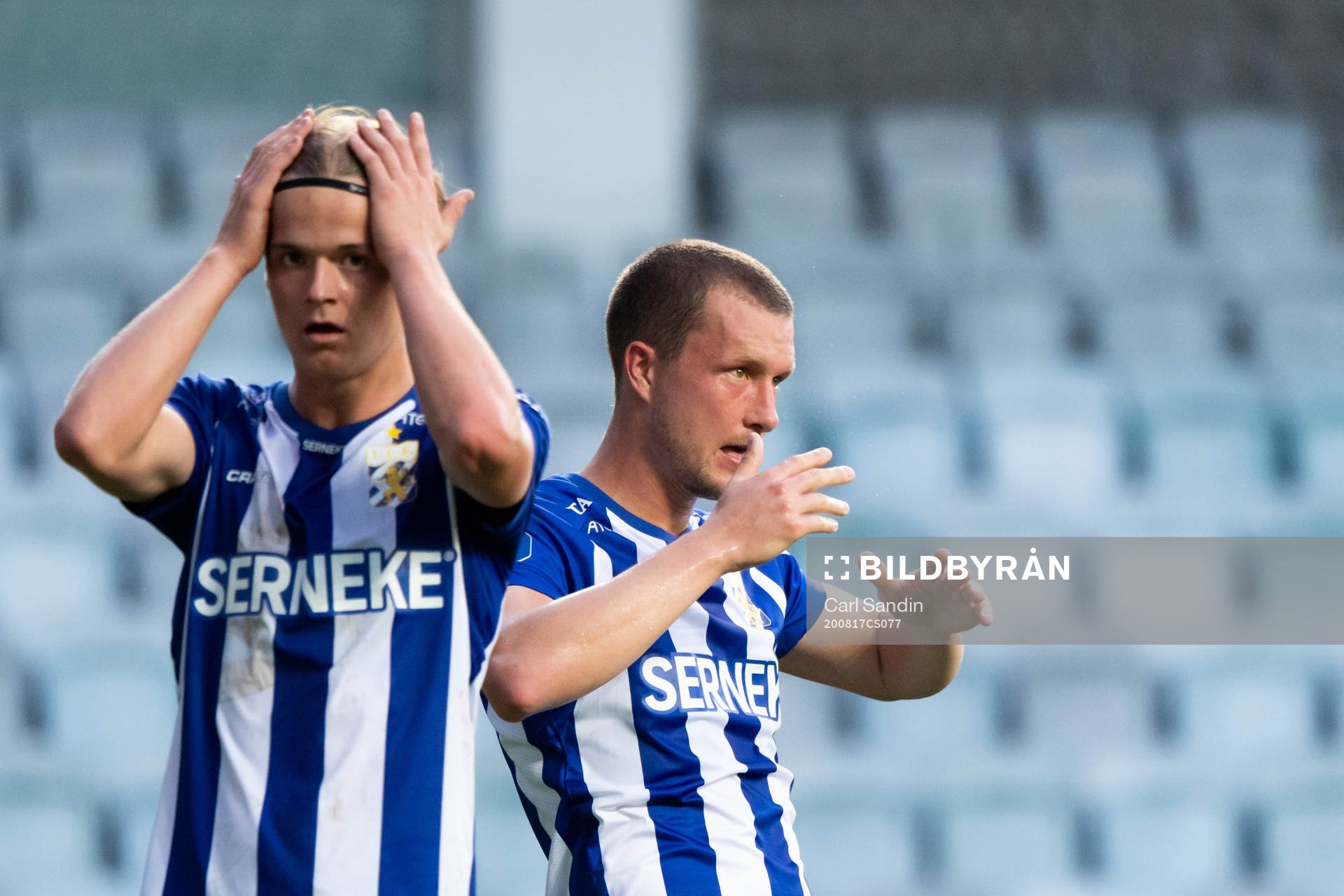 IFK Göteborgs August Erlingmark och Jakob Johansson