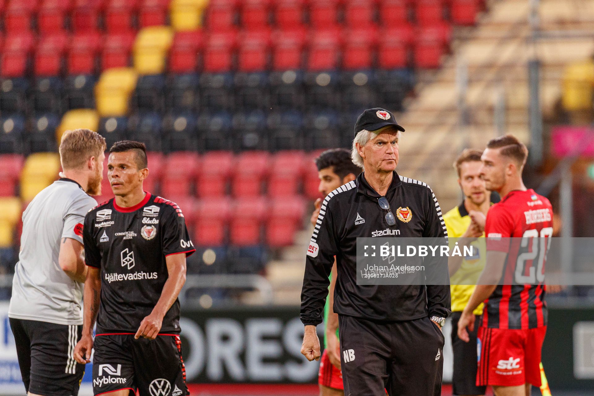 Kalmars tränare Nanne Bergstrand deppar