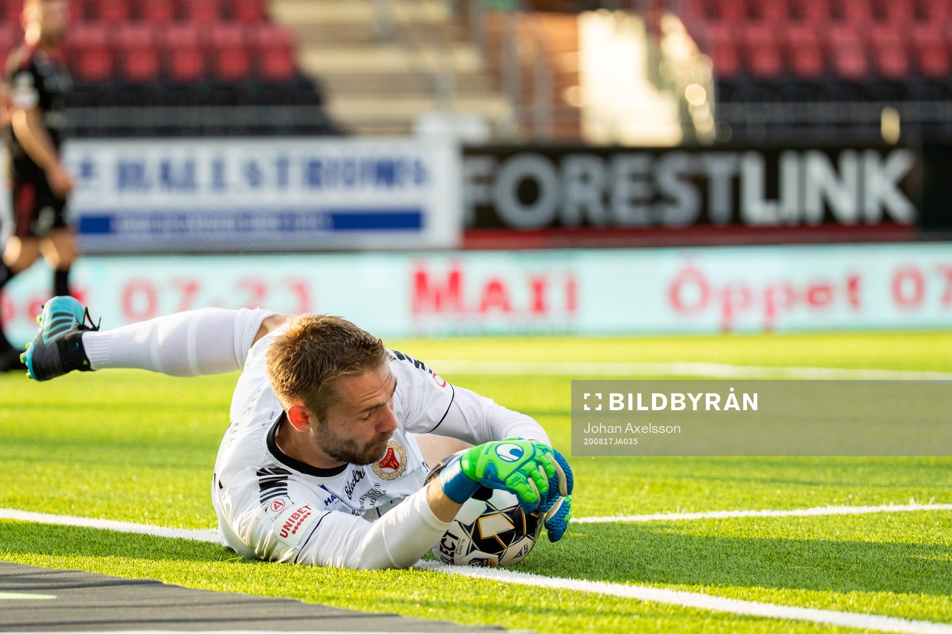 Kalmars målvakt Lucas Hägg-Johansson