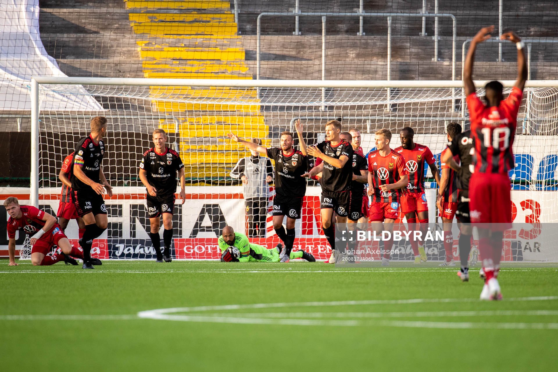 Kalmars spelare reagerar