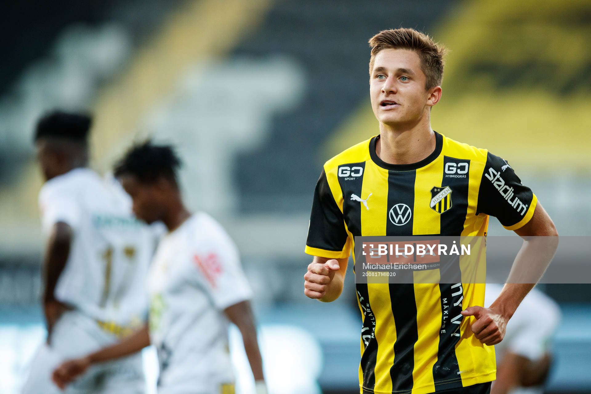Häckens Leo Bengtsson jublar