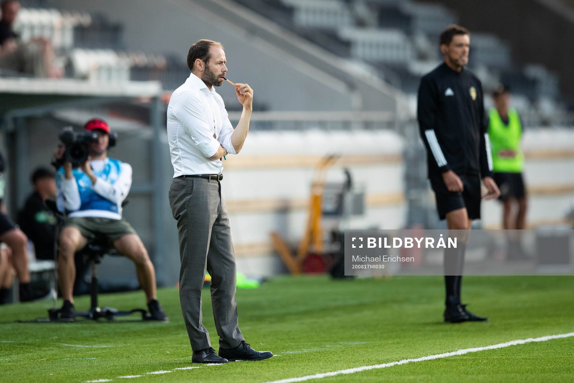 Häckens tränare Andreas Alm