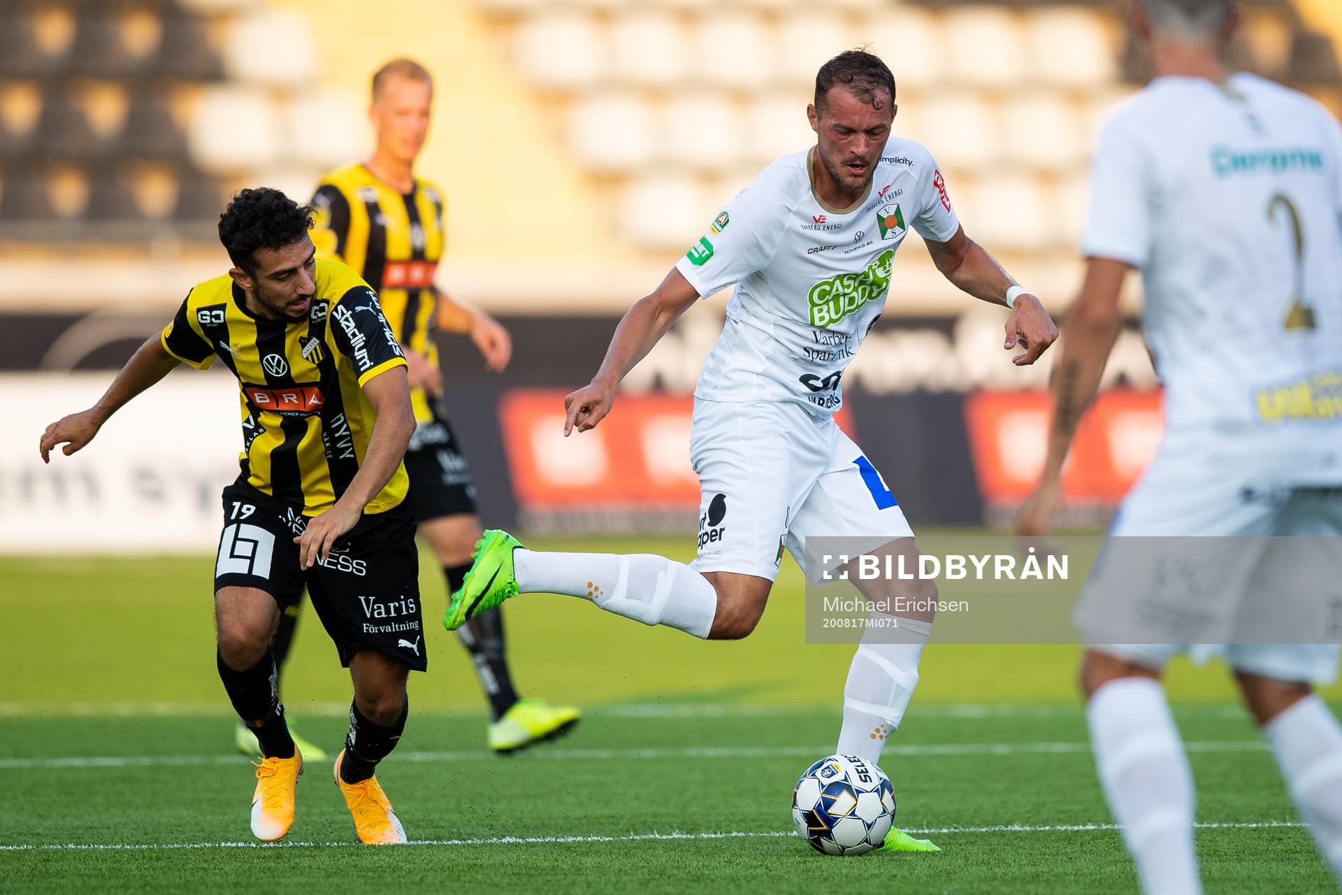 Häckens Daleho Irandust och Varbergs Albert Ejupi