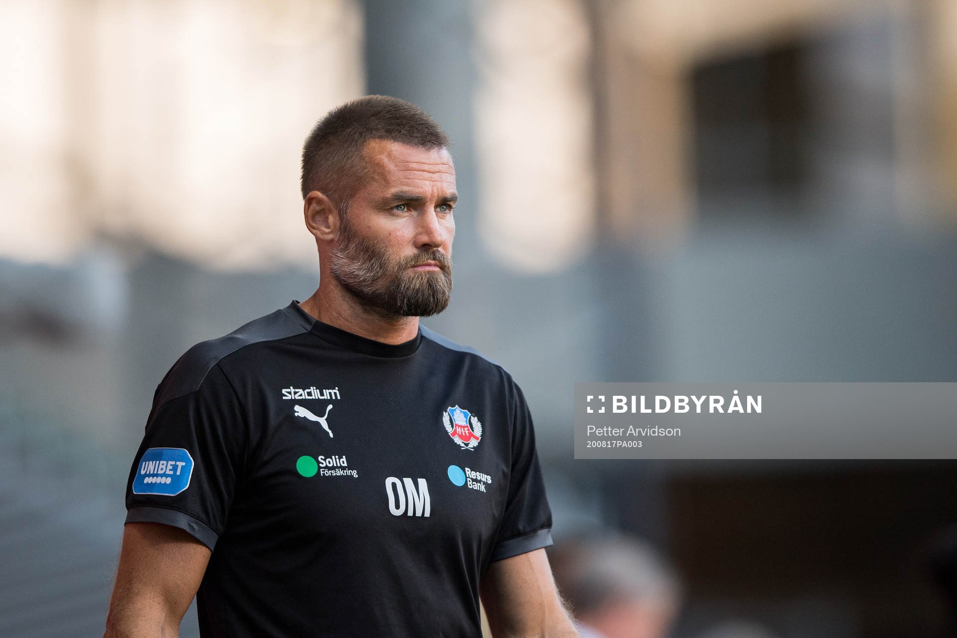 Helsingborgs tränare Olof Mellberg