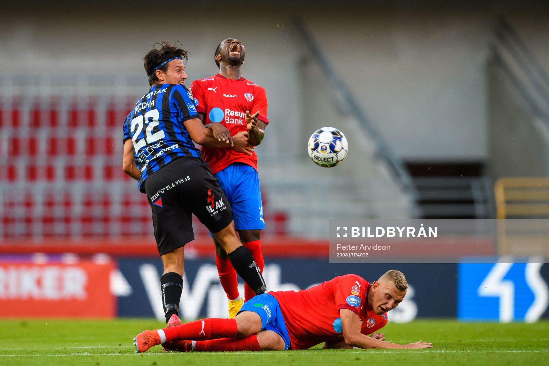 Sirius Stefano Vecchia i en situation med Helsingborgs