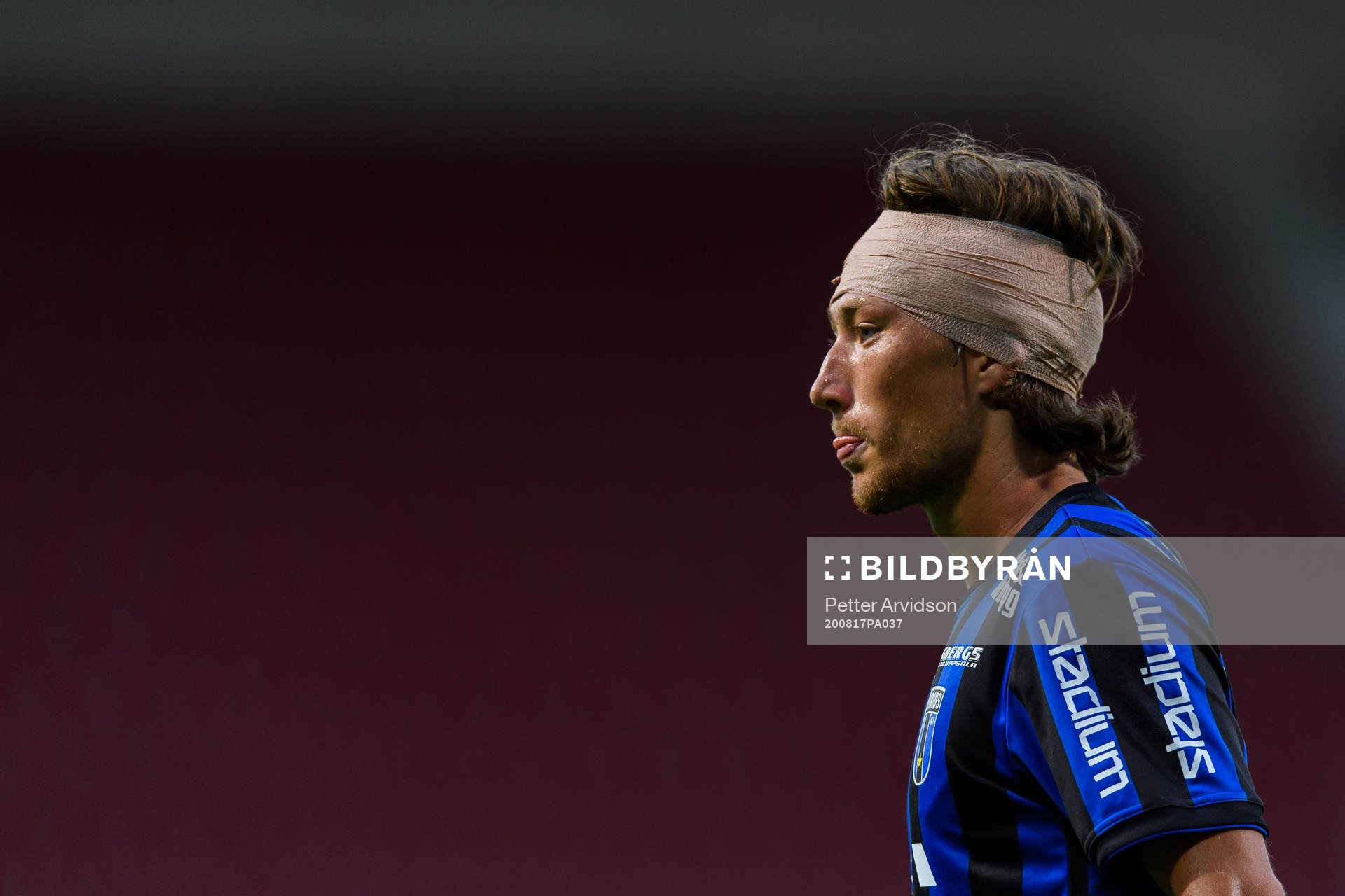 Sirius Axel Björnström med bandage