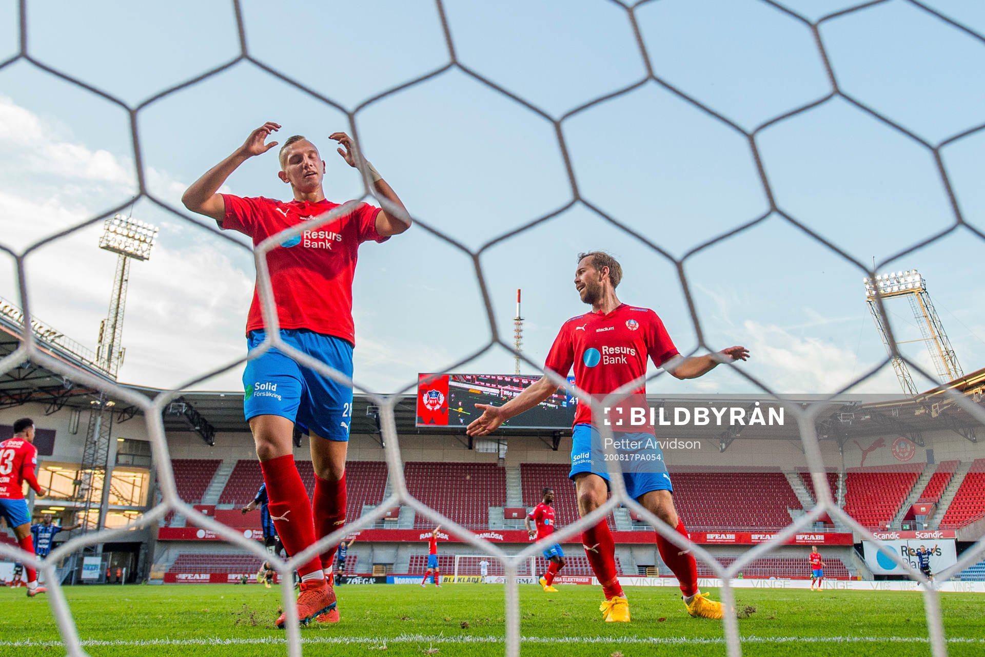 Helsingborgs Jakob Voelkerling Persson och Anders Randrup