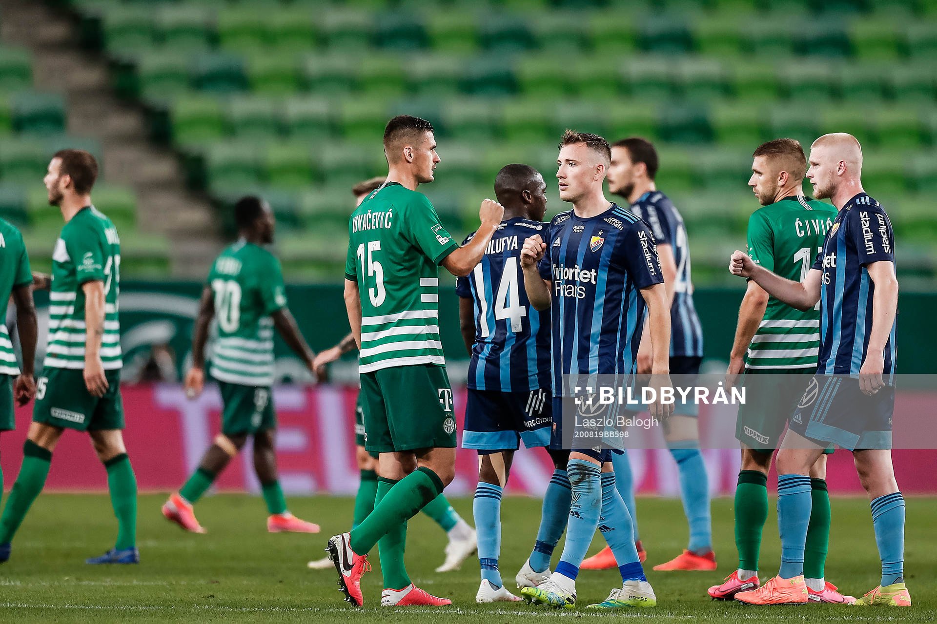 Fredrik Ulvestad of Djurgården looks dejected