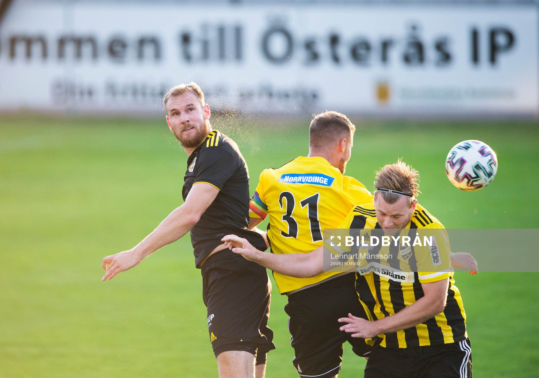 IFK Hässleholms Mattias Jönsson och William Andersson  i