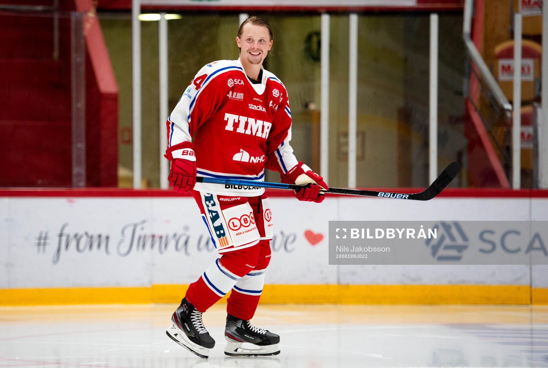 Timrås Jonathan Dahlen spelar in film