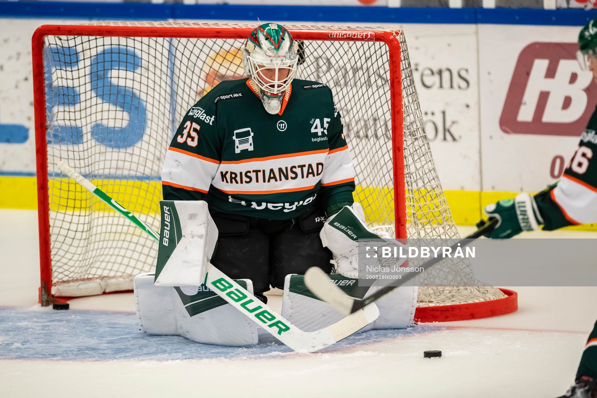 Kristianstads målvakt Calle Clang
