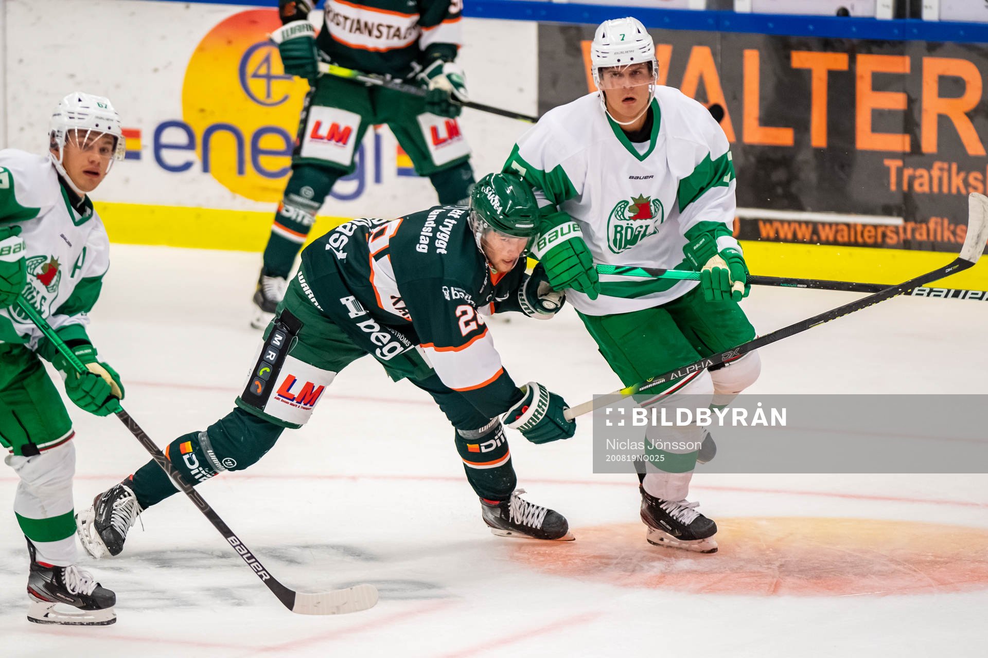 Rögles Erlend Lesund och Kristianstads Max Wahlgren