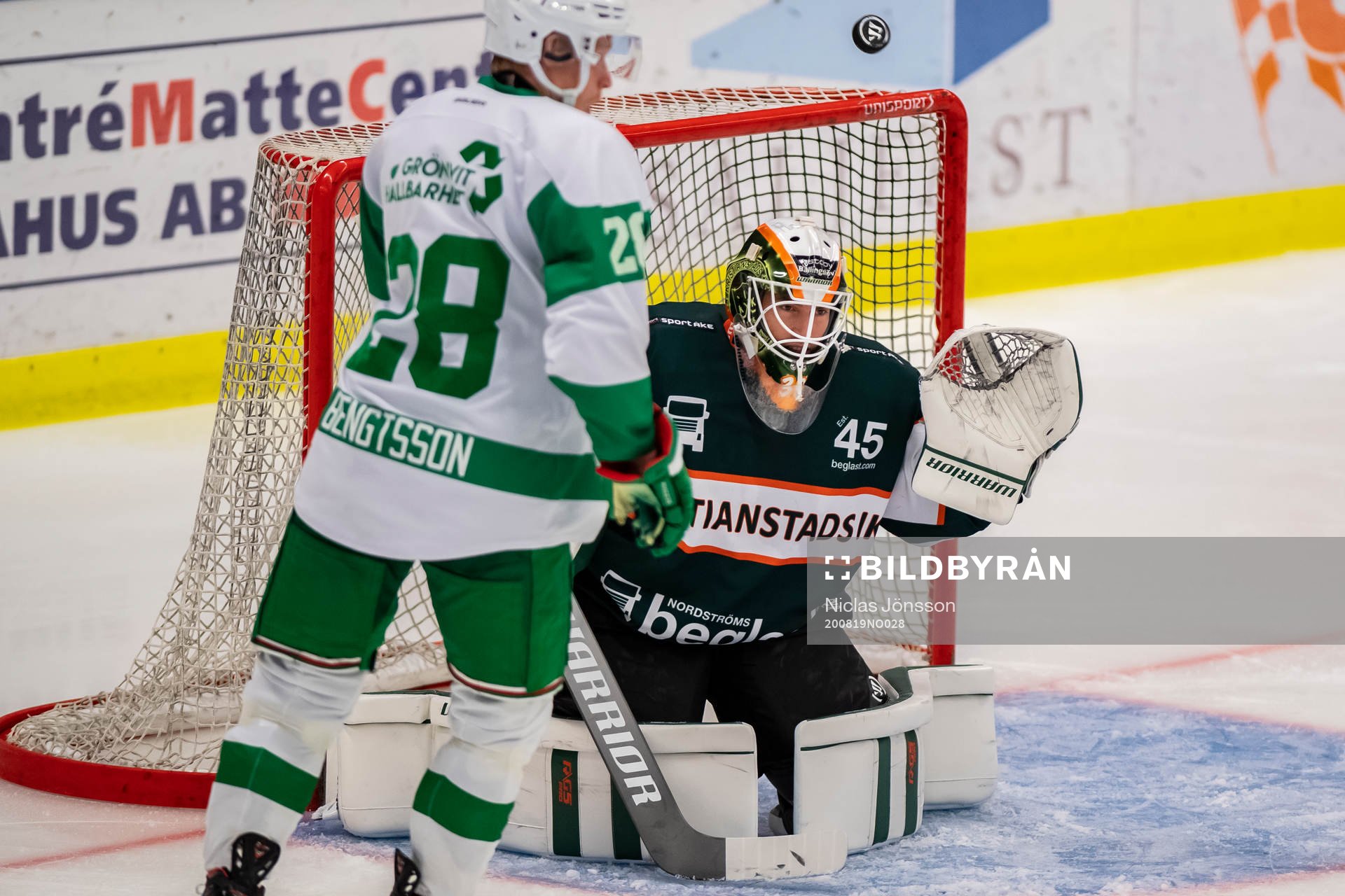 Kristianstads målvakt Mattias Pettersson