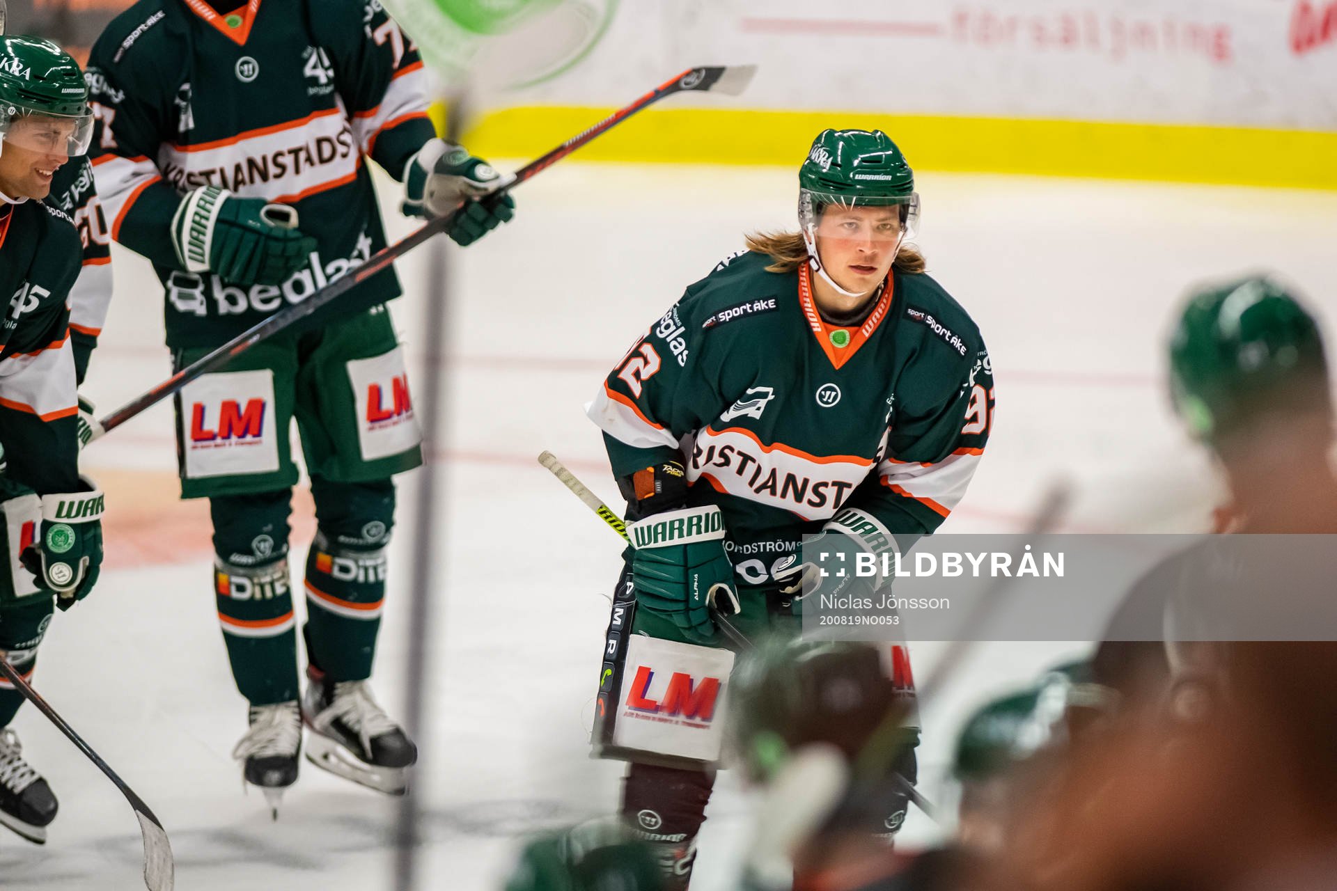 Kristianstads Dennis Svensson jublar