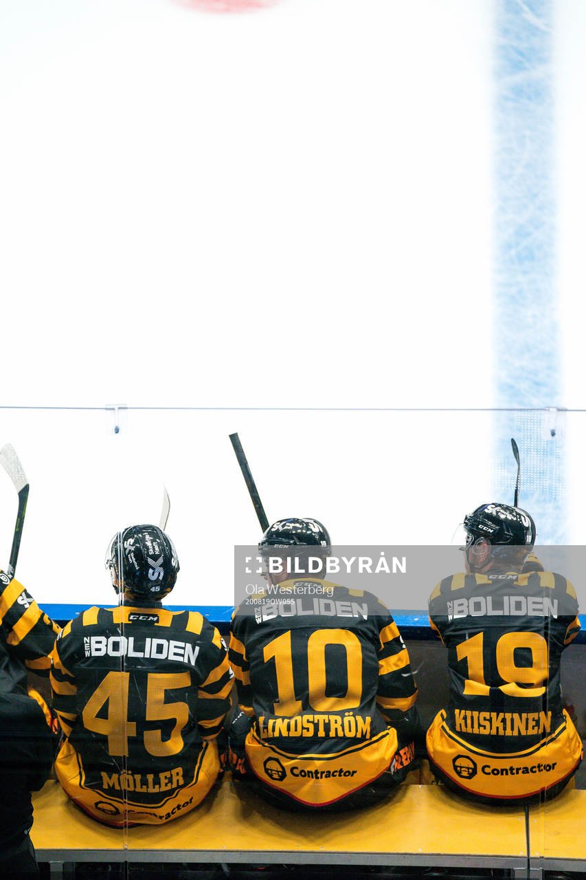 Skellefteås Oscar Möller, Joakim Lindström  och Tuomas