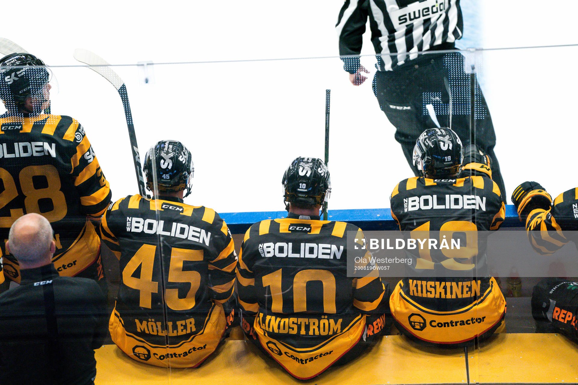 Skellefteås Oscar Möller, Joakim Lindström  och Tuomas