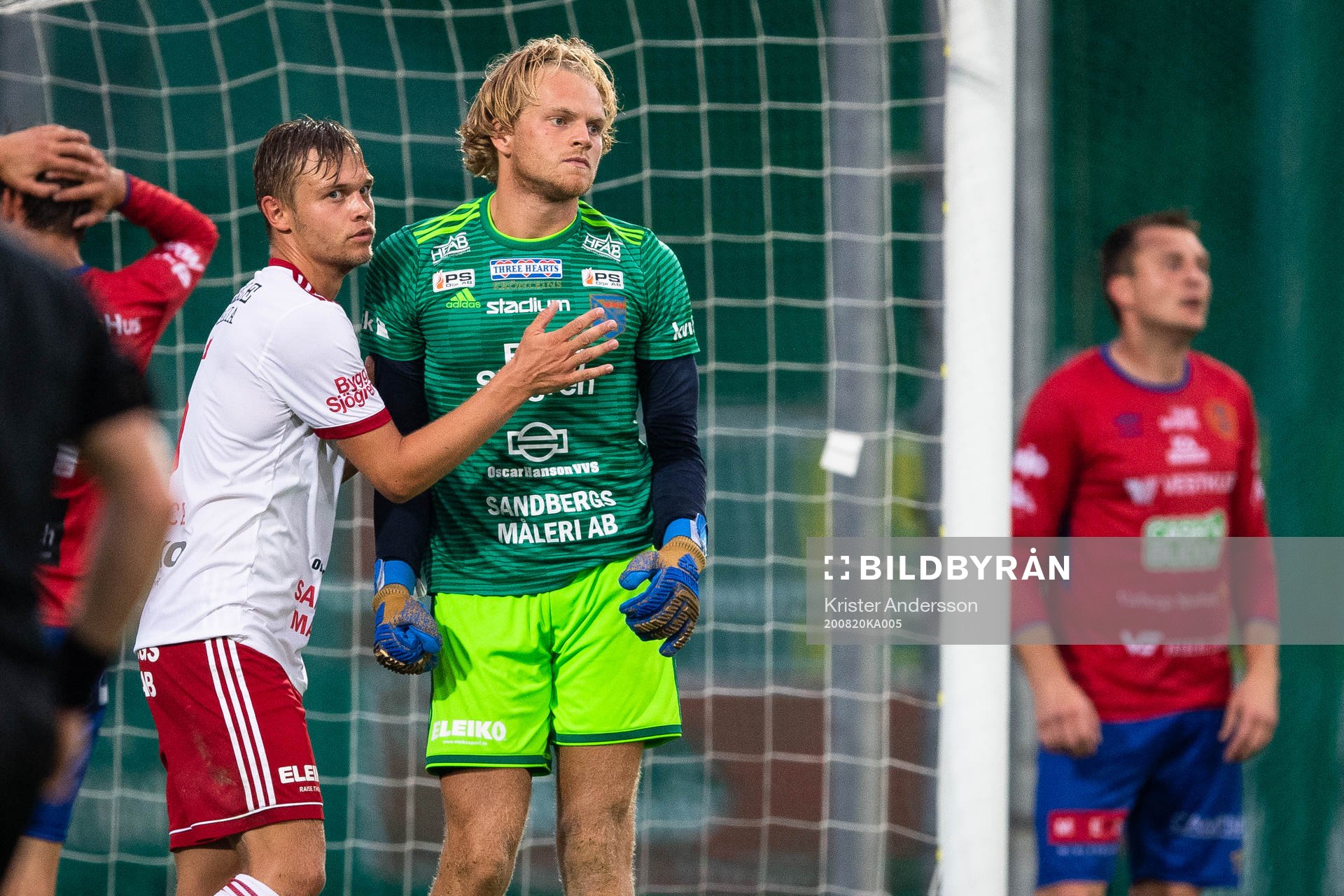 Halmias målvakt Markus Rydeberg