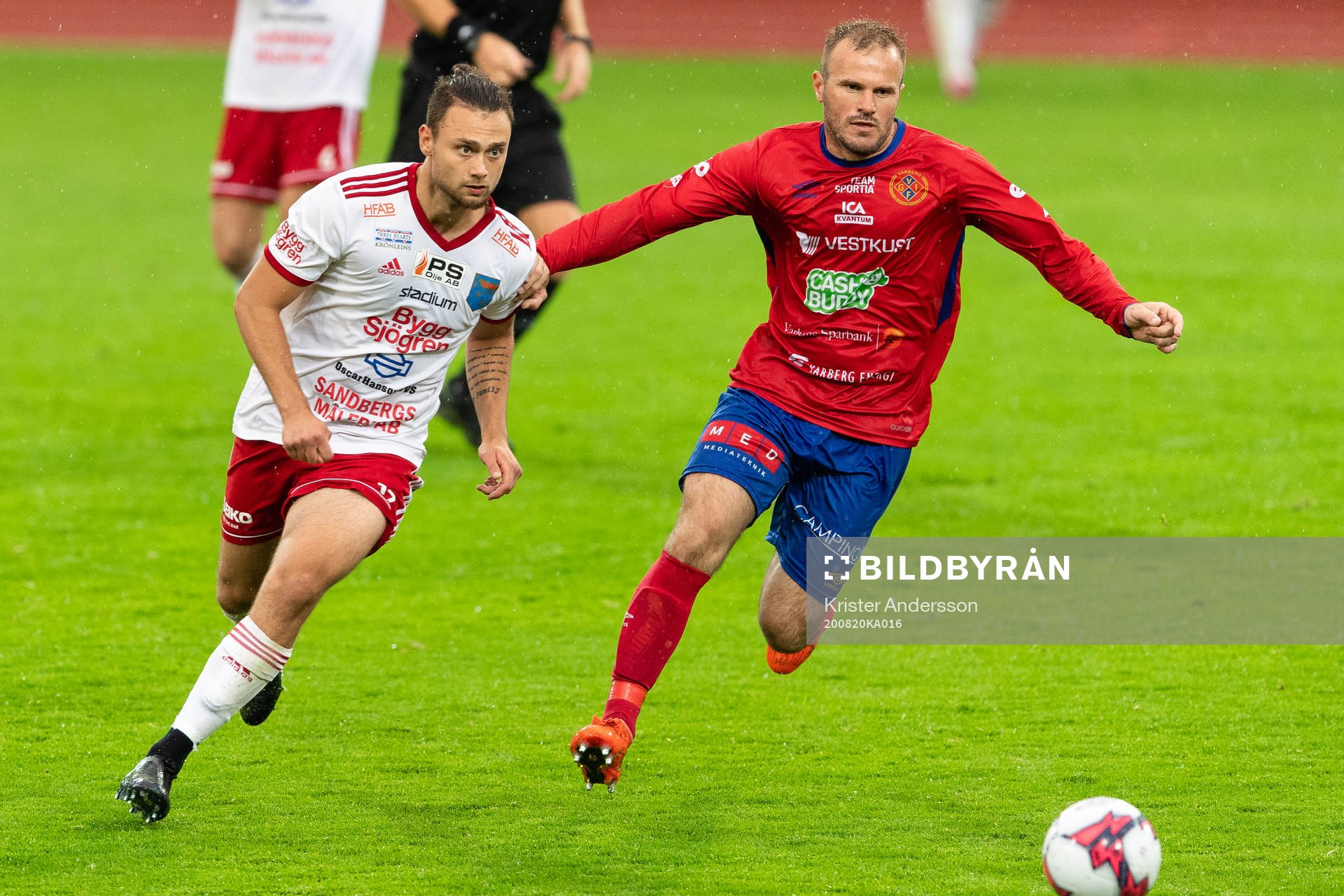 Halmias Vuk Lugonjic och Varbergs GIFs Stanko Ostojic