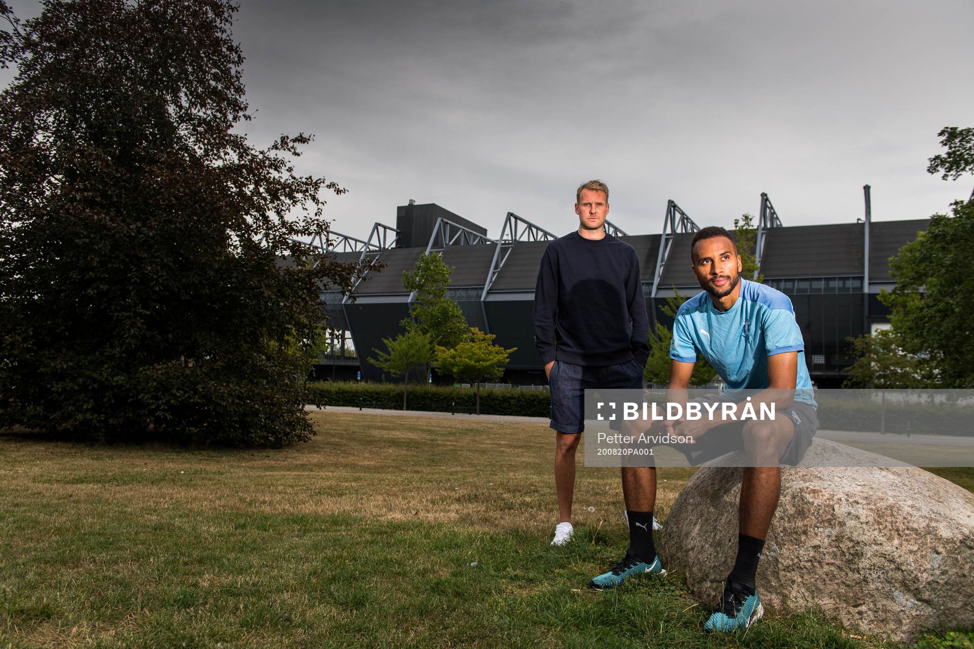 Malmö FFs Isaac Kiese Thelin och Ola Toivonen