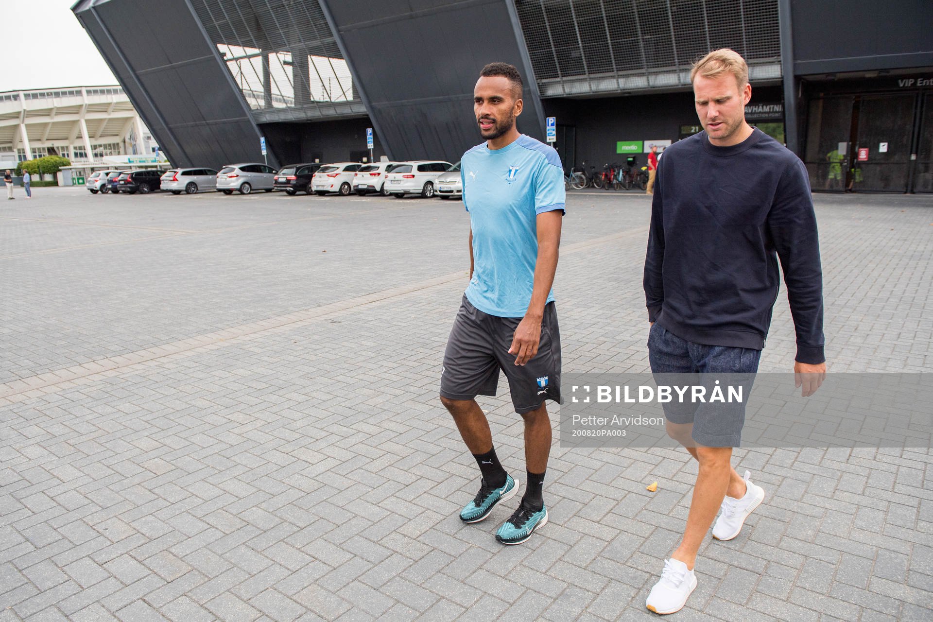 Malmö FFs Isaac Kiese Thelin och Ola Toivonen