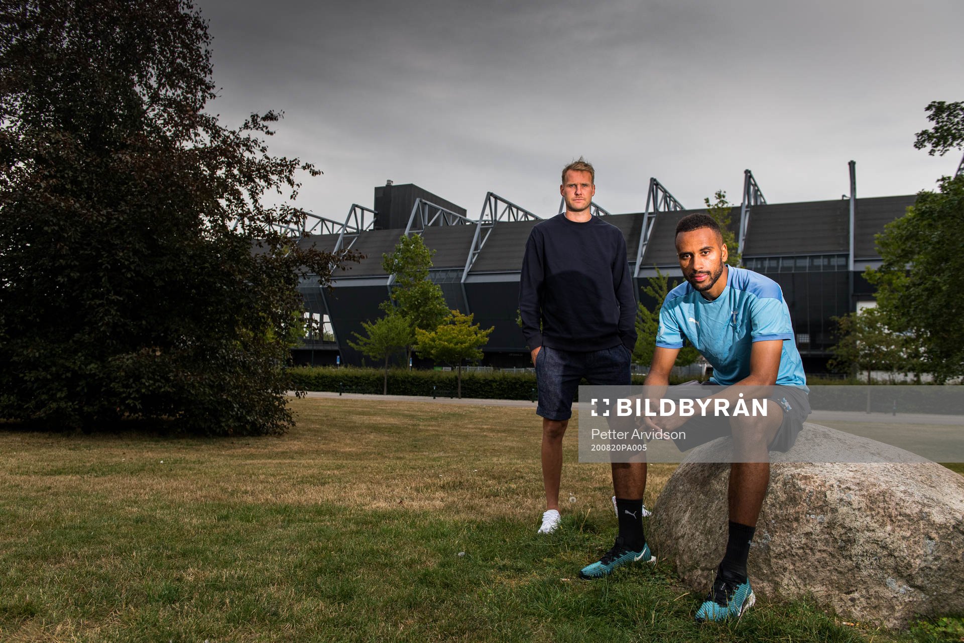 Malmö FFs Isaac Kiese Thelin och Ola Toivonen