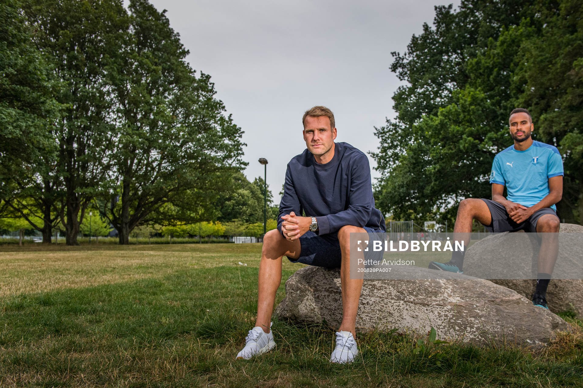 Malmö FFs Isaac Kiese Thelin och Ola Toivonen