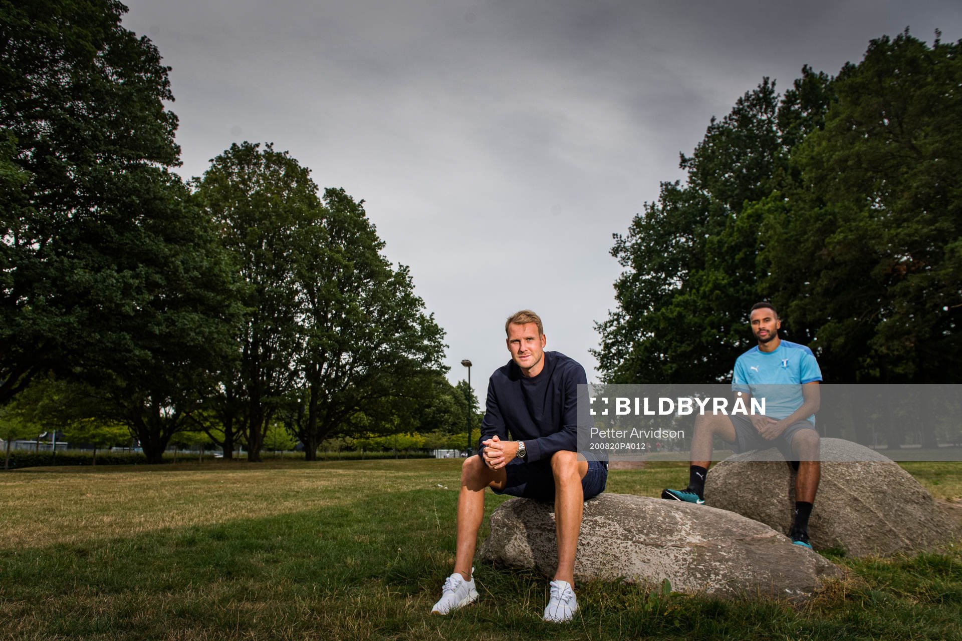 Malmö FFs Isaac Kiese Thelin och Ola Toivonen