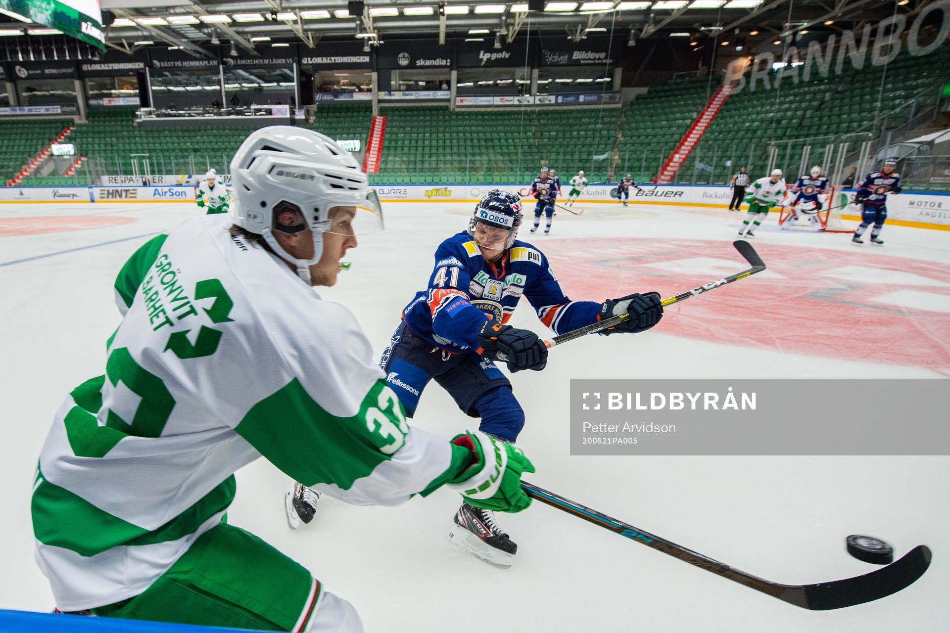 Rögles Niklas Hansson och Växjös Ludvig Nilsson