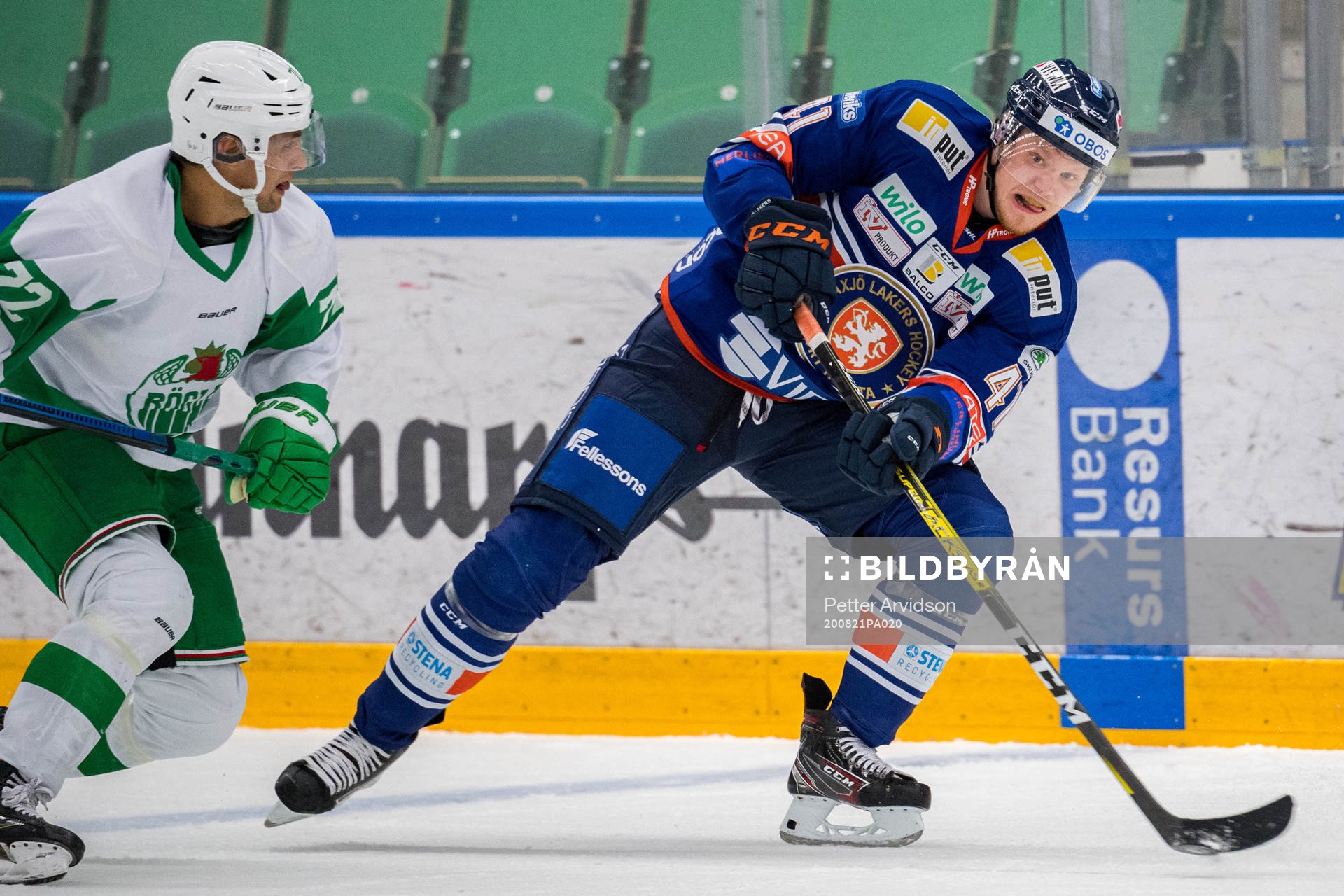Rögles Daniel Zaar och Växjös Ludvig Nilsson