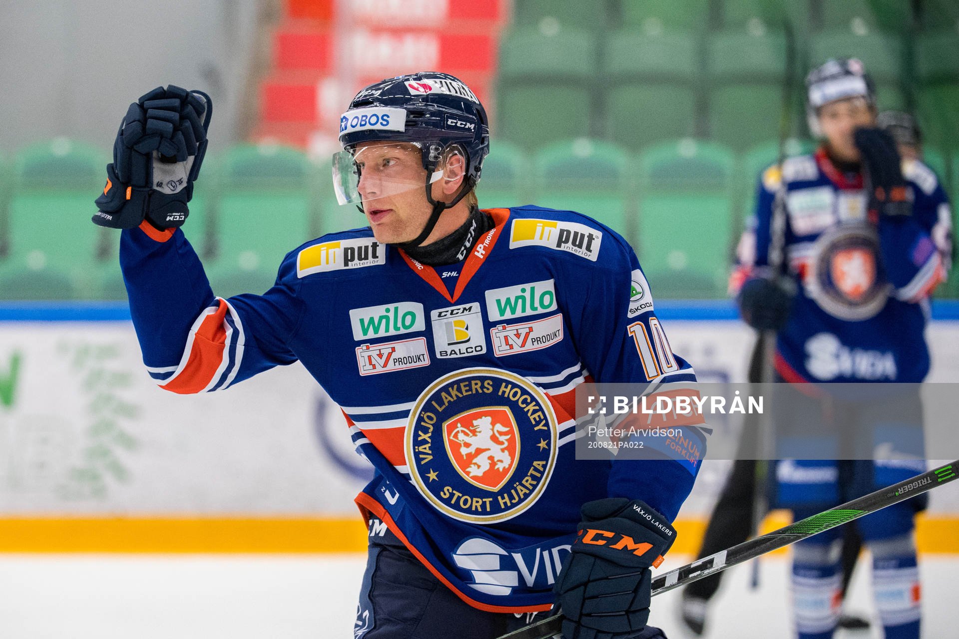 Växjös Richard Gynge jublar