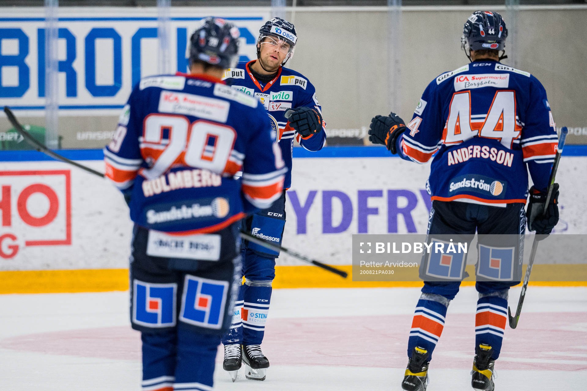 Växjös Emil Pettersson jublar