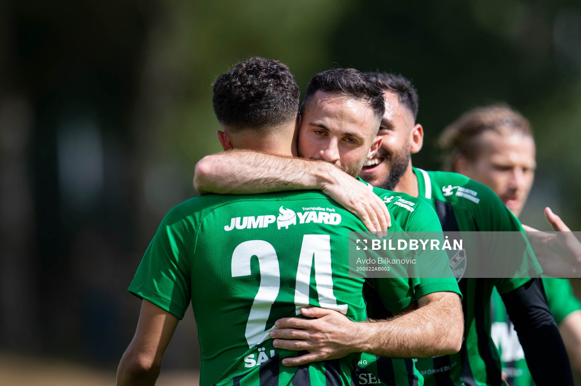 Högaborgs Ahmad Abed jublar