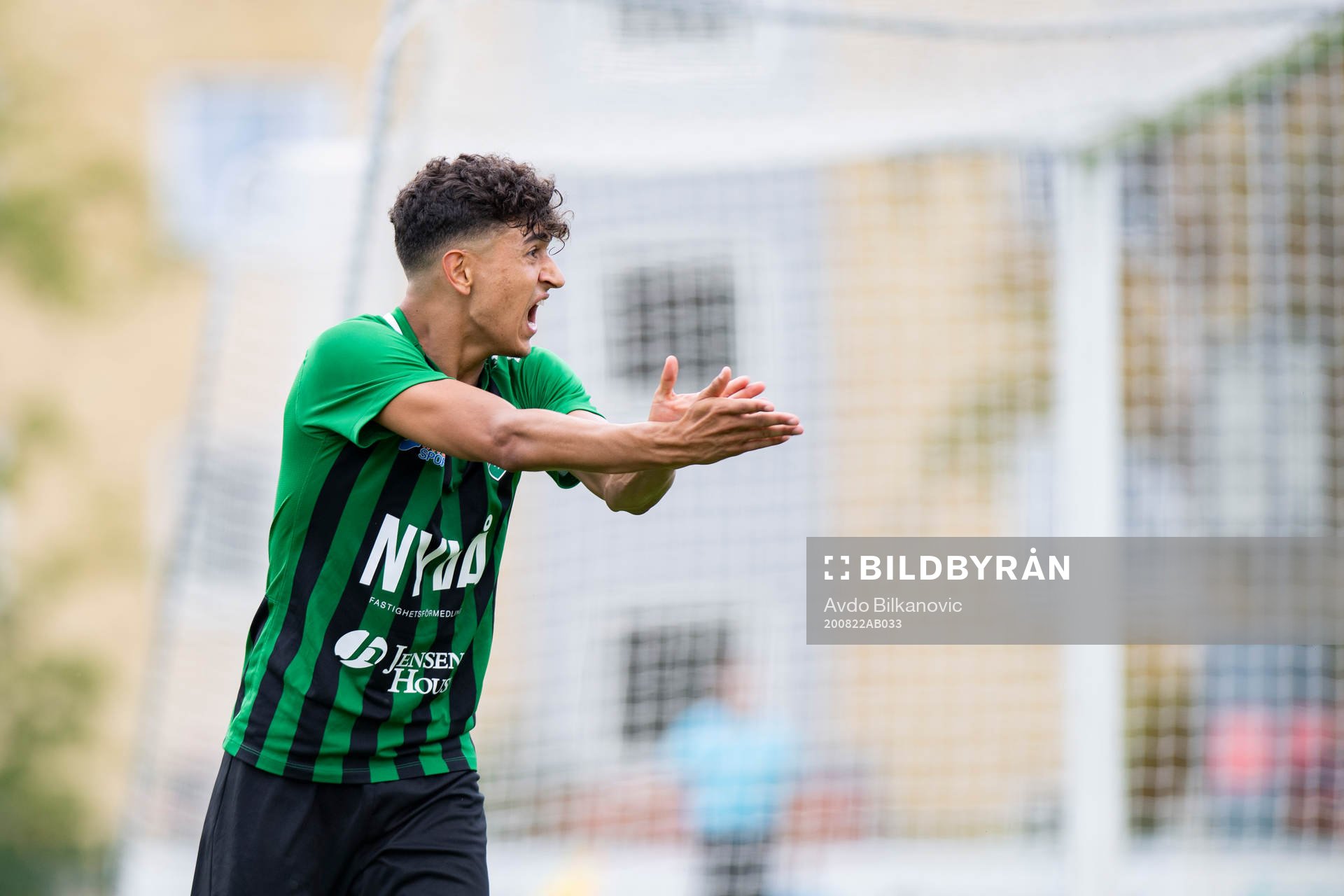 Högaborgs Ahmad Abed agerar