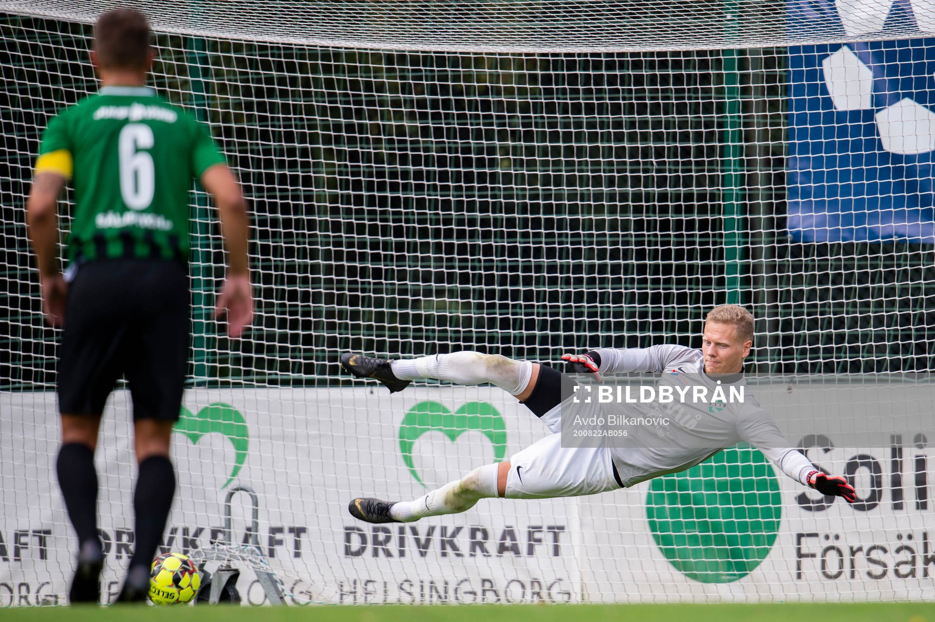 Högaborgs målvakt Marcus Werner Rupprecht