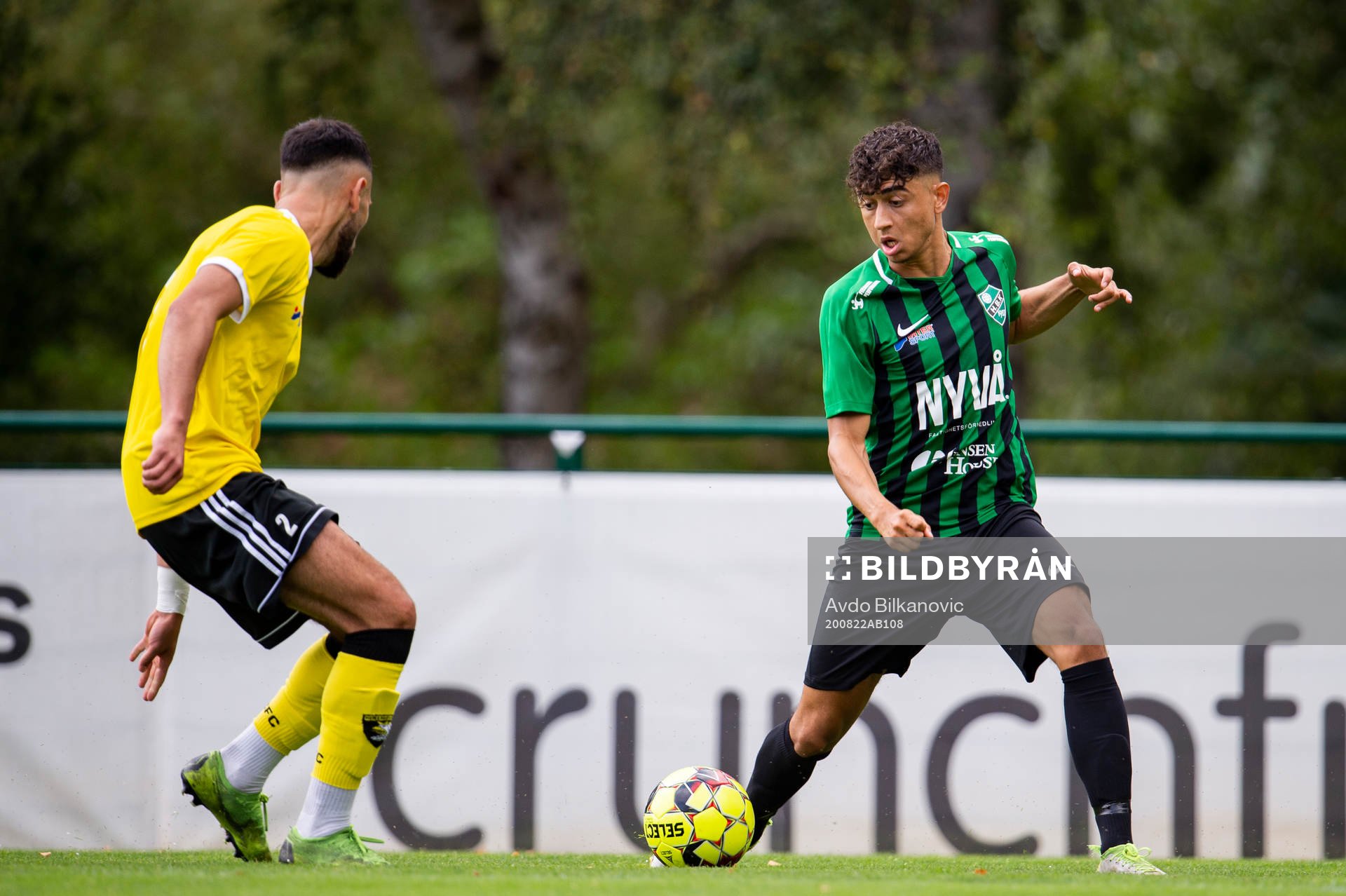 Högaborgs Ahmad Abed och Malmö Citys HAdi Haj-Kassem
