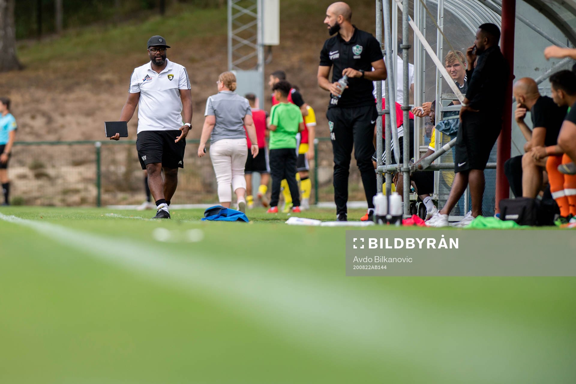 Malmö Citys assisterande tränare William Ndziba